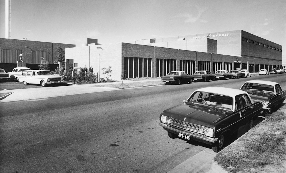 The Philip Morris factory on Cochranes Road, Moorabbin